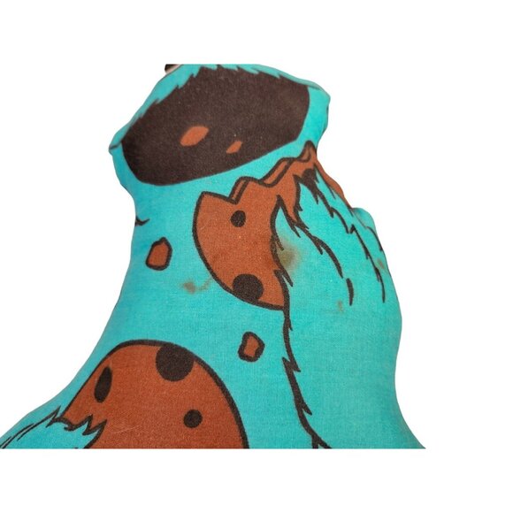 Vintage Cookie Monster Flat Plush 18" Sesame Street Muppets Inc. Stuffed Animal - Picture 3 of 7